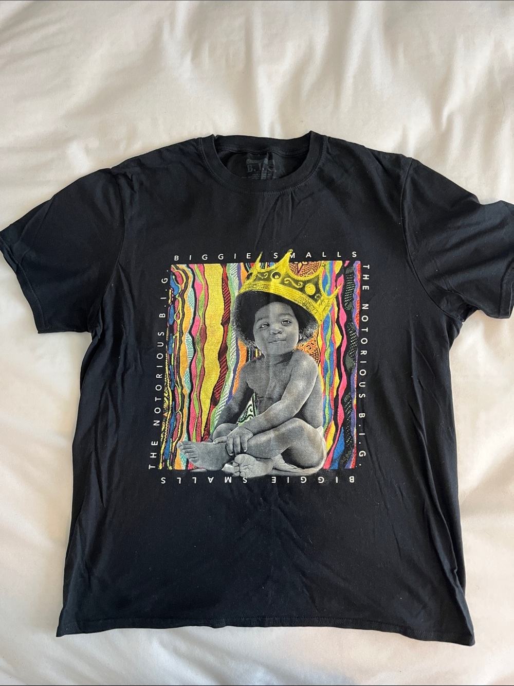 NOTORIOUS B.I.G.🎤 - Biggie Smalls Black Baby T-shirt in size Large